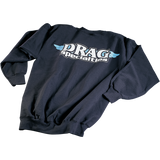 DRAG SWEATSHIRT Black 3/4 Front - Driven Powersports