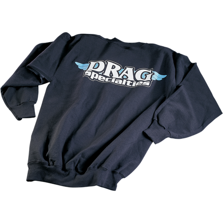 DRAG SWEATSHIRT Black 3/4 Front - Driven Powersports