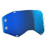 SCOTT USA MX SINGLE WORKS LENS PROSPECT/FURY ELECTRIC BLUE CHROME Blue - Driven Powersports