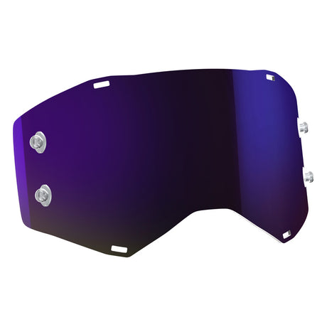 SCOTT USA MX SINGLE WORKS LENS PROSPECT/FURY PURPLE CHROME Purple - Driven Powersports
