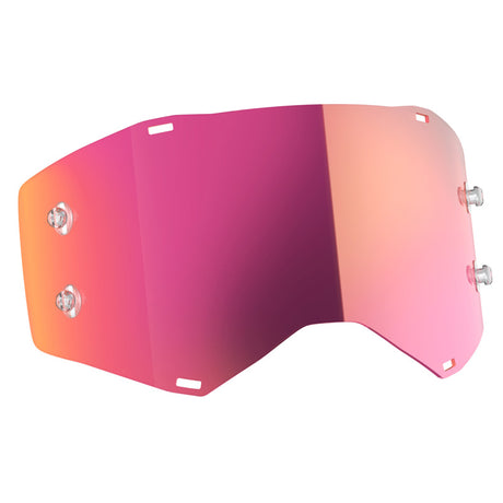 SCOTT USA MX SINGLE WORKS LENS PROSPECT/FURY PINK CHROME Pink - Driven Powersports