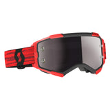 SCOTT USA FURY MX GOGGLES (DARK RED - SILVER CHROME WORKS) Dark Red Silver - Driven Powersports
