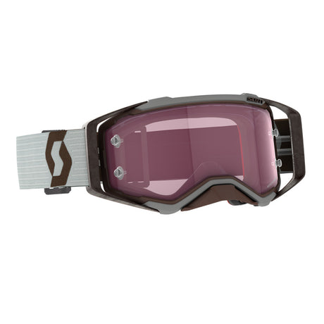 SCOTT USA PROSPECT AMPLIFIER GOGGLES GREY/BROWN - PINK WORKS Grey/Brown Pink - Driven Powersports