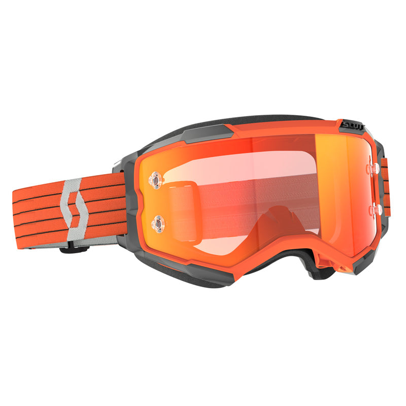 SCOTT USA FURY GOGGLES ORANGE/GREY - ORANGE CHROME WORKS Orange/Grey Orange - Driven Powersports