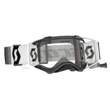 SCOTT USA PROSPECT WFS GOGGLES PREMIUM BLACK/WHITE - CLEAR WORKS Black/White Clear - Driven Powersports