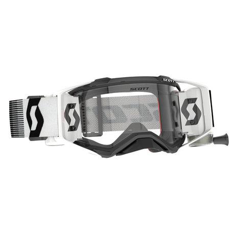 SCOTT USA PROSPECT WFS GOGGLES PREMIUM BLACK/WHITE - CLEAR WORKS Black/White Clear - Driven Powersports