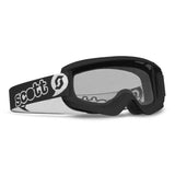 SCOTT USA AGENT JUNIOR MX GOGGLES (BLACK - CLEAR) Clear - Driven Powersports