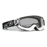 SCOTT USA AGENT JUNIOR MX GOGGLES (WHITE - CLEAR) Clear - Driven Powersports