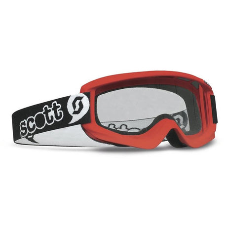 SCOTT USA AGENT JUNIOR MX GOGGLES (RED - CLEAR) Clear - Driven Powersports