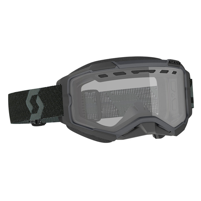 SCOTT USA FURY SNOWMOBILE GOGGLES (BLACK - CLEAR) Black/Clear - Driven Powersports