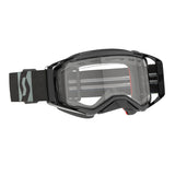 SCOTT USA PROSPECT SNOWMOBILE GOGGLES (BLACK/GREY - CLEAR) Black/Grey Clear - Driven Powersports