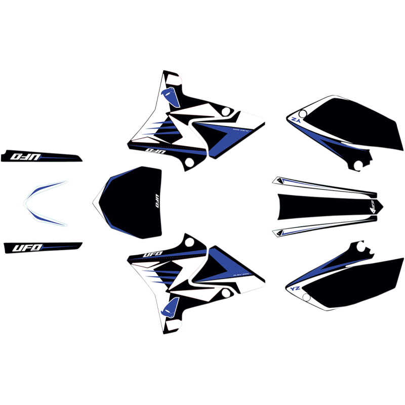 UFO RESTYLING KIT YZ125/250 02-14 Black Other - Driven Powersports