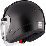 CKX VG977 Open-Face Helmet, Winter Solid Electric Black L Electric Double Shield - Driven Powersports