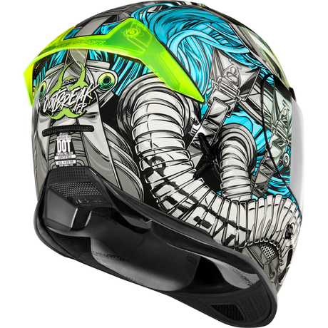 ICON HLMT AFP OUTBREAK Blue Back - Driven Powersports