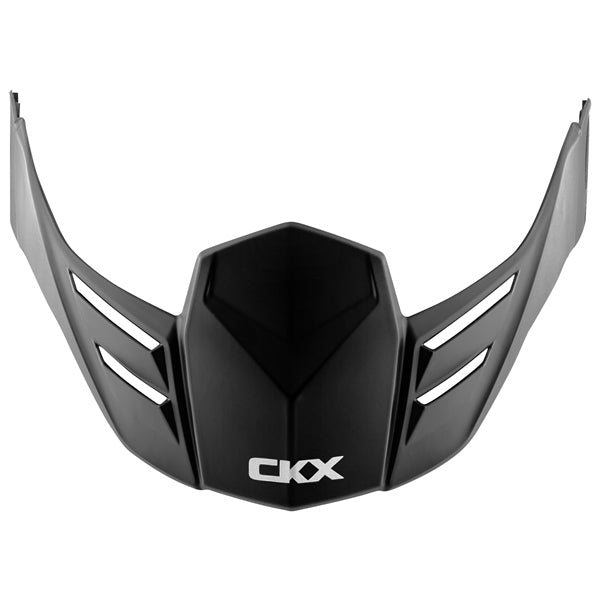 CKX Peak for Mission Helmet Solid Color Matte Carbon One Size Fits All - Driven Powersports