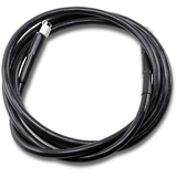 DRAG SPECIALTIES BLACK S/S BRAKE LINE 68" Front - Driven Powersports