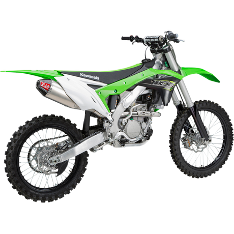 YOSHIMURA 17-20 KX250F RS-4 FS SS/AL/CF Application Shot - Driven Powersports