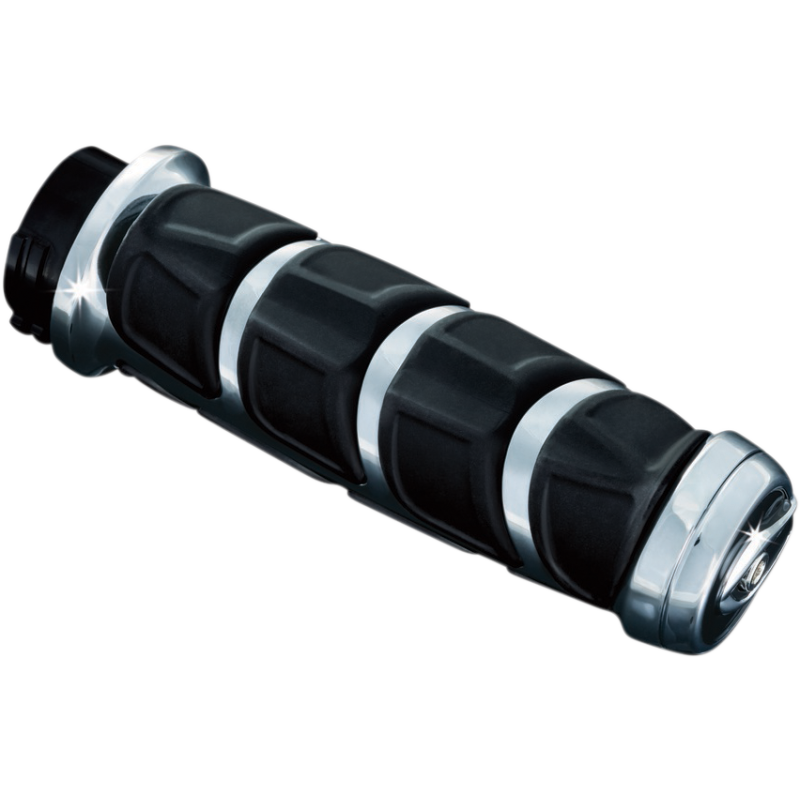 KURYAKYN KINETIC GRIPS METRIC 1" HANDLEBARS, UNV. PN 6372 3/4 Front - Driven Powersports