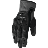 THOR GLOVE TERRAIN Black/Charcoal Front - Driven Powersports