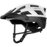 SENA M1 EVO SENA MTB HELMET Matte White Front - Driven Powersports