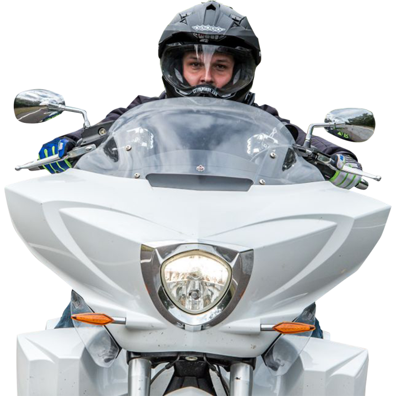 KLOCK WERKS WINDSHIELD FLR VIC X-CO C Application Shot - Driven Powersports