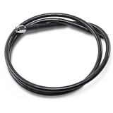 DRAG SPECIALTIES BLACK S/S BRAKE LINE 43" Front - Driven Powersports