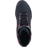 ALPINESTARS SHOE SEKTOR WP Black/Dark Gray/Fluo Red Top - Driven Powersports