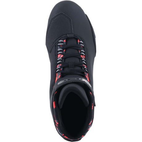 ALPINESTARS SHOE SEKTOR WP Black/Dark Gray/Fluo Red Top - Driven Powersports