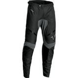 THOR PANT TERRAIN ITB Black/Charcoal Front - Driven Powersports