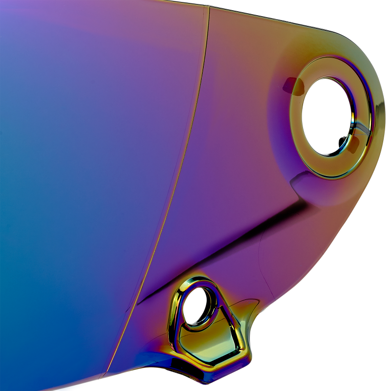 BILTWELL SHIELD L/S GEN2 Rainbow Mirror Detail - Driven Powersports