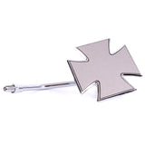 MALTESE CROSS DIE MIRROR Chrome - Driven Powersports
