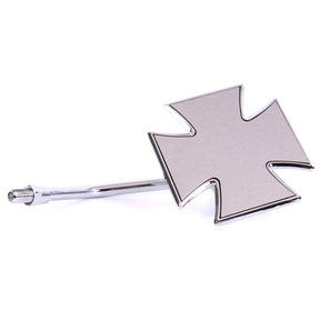 MALTESE CROSS DIE MIRROR Chrome - Driven Powersports