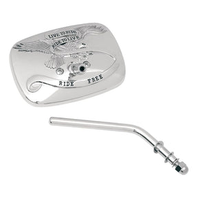 LIVE TO RIDE MIRROR LTR RF L CHR HAR (CHROME) Chrome - Driven Powersports