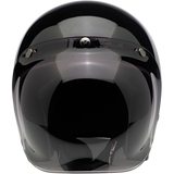 BILTWELL HELMET BONANZA Gloss Black Front - Driven Powersports