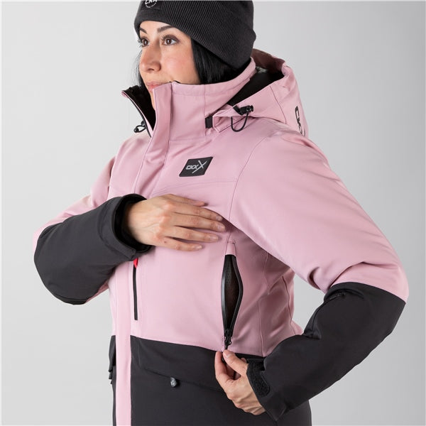 CKX Kelton Women Jacket MY24 L Rosewood - Driven Powersports