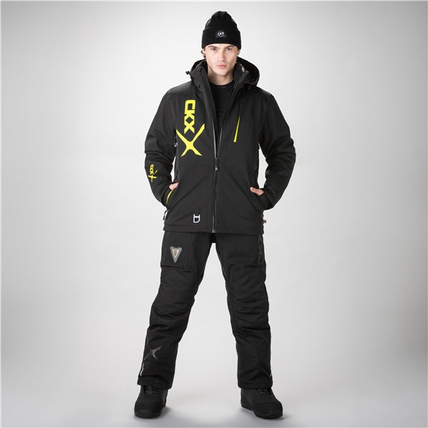 CKX Alaska Men Jacket Black/Yellow L - Driven Powersports