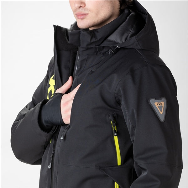 CKX Alaska Men Jacket Black/Yellow L - Driven Powersports