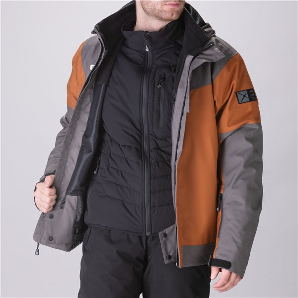 CKX Conquer Men Jacket Pecan/Gray 2XL - Driven Powersports