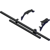 KFI PRODUCTS REAR BUMPER - - POLARIS RANGER 1000 Black Front - Driven Powersports