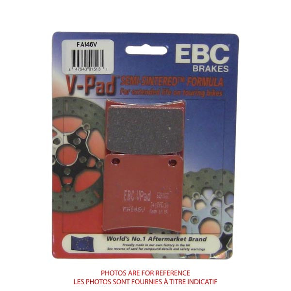 EBC Semi-Sintered V-Pads (FA146V) - Driven Powersports