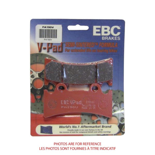 EBC Semi-Sintered V-Pads (FA190V) - Driven Powersports