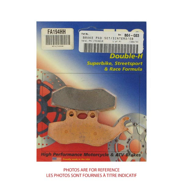 EBC Double-H Pads (FA194HH) - Driven Powersports
