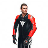 Dainese Mugello 3 Perf. D-Air Suit - Men Red/White 44 - Driven Powersports