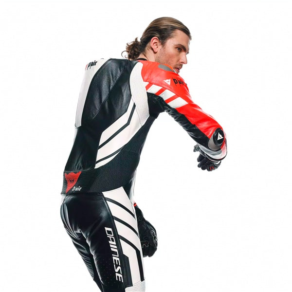 Dainese Mugello 3 Perf. D-Air Suit - Men Red/White 44 - Driven Powersports