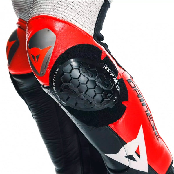 Dainese Mugello 3 Perf. D-Air Suit - Men Red/White 44 - Driven Powersports