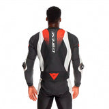 Dainese Laguna Seca 6 Suit - Men Black/White/Red 44 - Driven Powersports