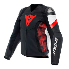 Dainese Avro 5 Jacket - Men Black/Red 62 - Driven Powersports
