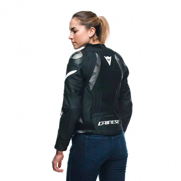 Dainese Avro 5 Jacket - Women Black/White 52 - Driven Powersports