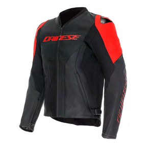 Dainese Perforated Leather Racing 5 Jacket - Men Red 60 - Driven Powersports