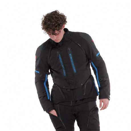 Dainese Super Adventure AbsoluteShell Jacket - Men Black/Blue 54 - Driven Powersports